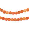 Matte Round Carnelian Beads (6mm)