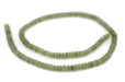 Green Jade Saucer Beads (5mm) - The Bead Chest