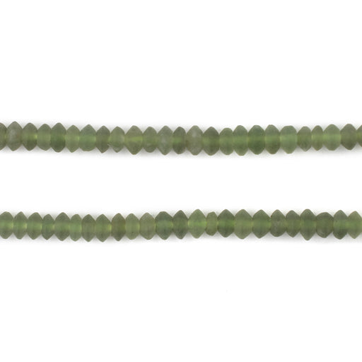 Green Jade Saucer Beads (5mm) - The Bead Chest