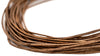 0.8mm Natural Distressed Round Leather Cord (15ft)
