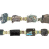 Dark Mixed Shape Roman Glass Beads
