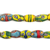 Oval Antique Venetian African Millefiori Trade Beads #15805