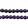 Dark Round Amethyst Beads (8mm)