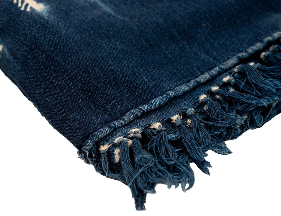 Dark Blue West African Indigo Cloth - The Bead Chest
