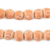 Natural Terracotta Mali Clay Beads (12mm)