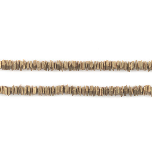 Brass Square Disk Heishi Beads (3mm)