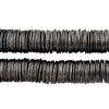 Dark Silver Flat Disk Heishi Beads (12mm)