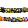 Oval Antique Venetian African Millefiori Trade Beads #15817