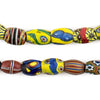 Oval Antique Venetian African Millefiori Trade Beads #15819