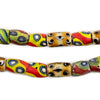 Oval Antique Venetian African Millefiori Trade Beads #15820