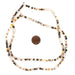 Round Black & White Shell Beads (4mm) - The Bead Chest