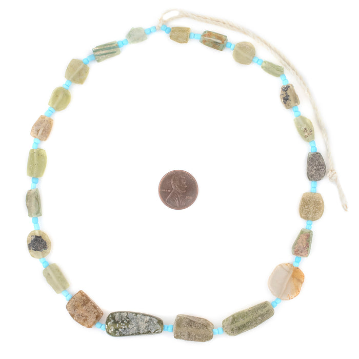 Desert Sand Roman Glass Beads - The Bead Chest