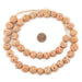Natural Terracotta Round Mali Clay Beads (15mm) - The Bead Chest