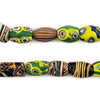 Oval Antique Venetian African Millefiori Trade Beads #15830