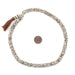 White Carved Disk Bone Beads (8mm) - The Bead Chest