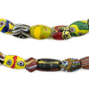 Oval Antique Venetian African Millefiori Trade Beads #15831
