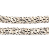 White Carved Disk Bone Beads (8mm)