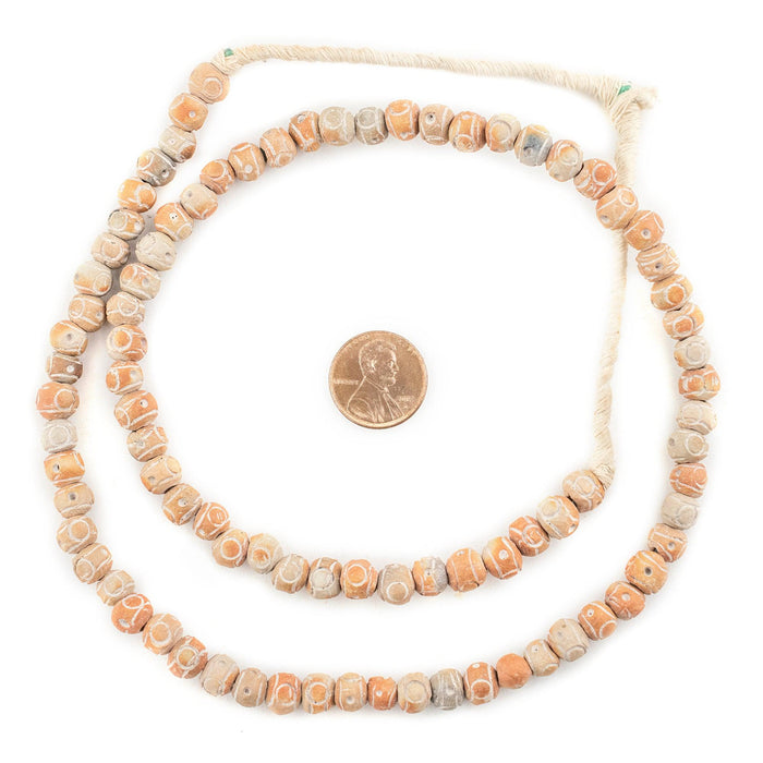 Natural Terracotta Round Mali Clay Beads (8mm) - The Bead Chest