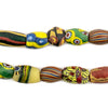 Oval Antique Venetian African Millefiori Trade Beads #15833