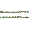 Afghan Bicone Turquoise Beads (6x4mm)