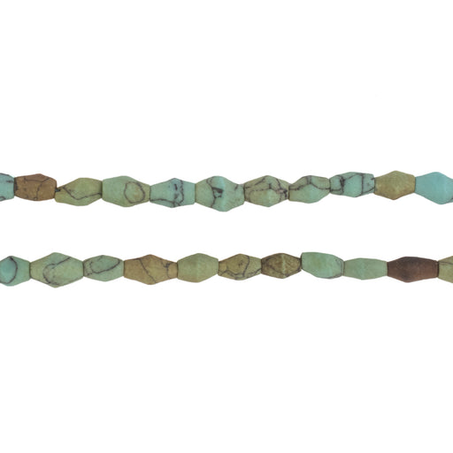 Afghani Bicone Turquoise Beads (6x4mm)