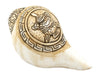 Carved Ashtamangala Conch Shell (Treasure Vase)