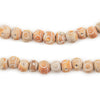 Natural Terracotta Round Mali Clay Beads (8mm)