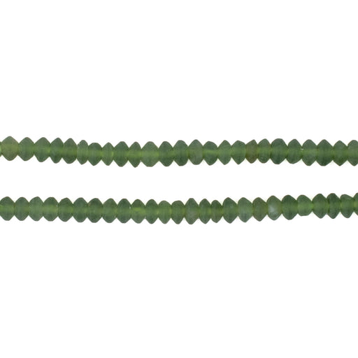 Green Jade Saucer Beads (4mm) - The Bead Chest