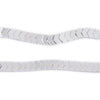 Silver Flat Interlocking Snake Beads (6mm)