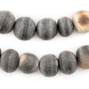Round Kenyan Grey Horn Beads (24mm)