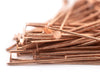 Copper 21 Gauge 1 Inch Head Pins (Approx 100 pieces) - The Bead Chest