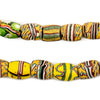 Oval Antique Venetian African Millefiori Trade Beads #15837