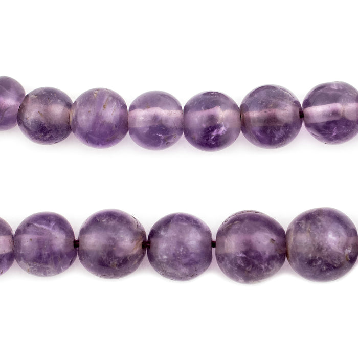 Graduated Round Amethyst Beads (7-14mm) - The Bead Chest