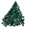 Round Malachite Beads (7mm, Set of 90)