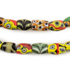 Oval Antique Venetian African Millefiori Trade Beads #15841