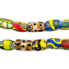 Oval Antique Venetian African Millefiori Trade Beads #15842
