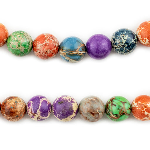 Rainbow Sea Sediment Jasper Beads (10mm) - The Bead Chest