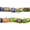Oval Antique Venetian African Millefiori Trade Beads #15847