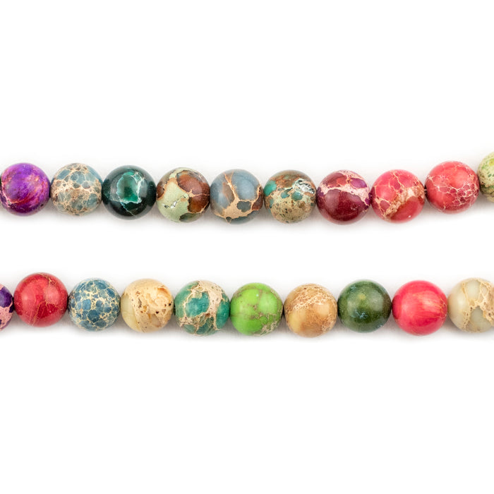 Rainbow Sea Sediment Jasper Beads (6mm) - The Bead Chest