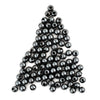 Round Non-Magnetic Hematite Beads (5mm, Set of 100)