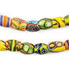 Oval Antique Venetian African Millefiori Trade Beads #15848