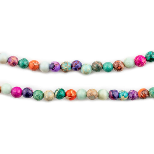 Rainbow Sea Sediment Jasper Beads (4mm) - The Bead Chest