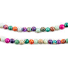 Rainbow Sea Sediment Jasper Beads (4mm)