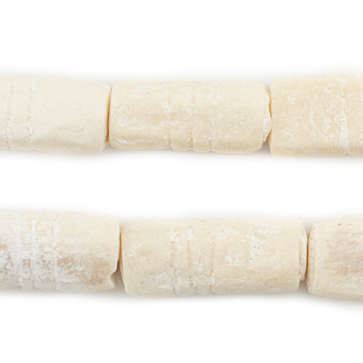 Carved Camel Bone Tube Beads - The Bead Chest