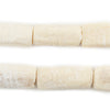 Carved Camel Bone Tube Beads