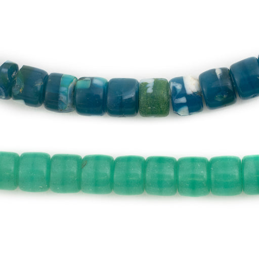 Vintage Kakamba Prosser Beads (7-9mm) #12717 - The Bead Chest
