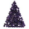 Dark Round Amethyst Beads (6mm, Set of 100)