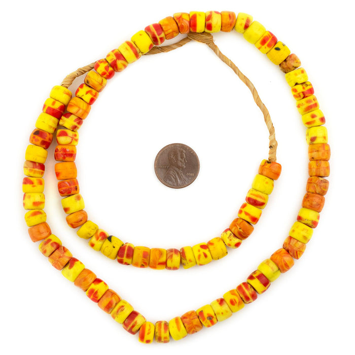 Vintage Kakamba Prosser Beads (7-9mm) #12716 - The Bead Chest