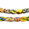 Oval Antique Venetian African Millefiori Trade Beads #15851