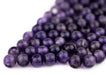 Dark Round Amethyst Beads (5mm, Set of 100) - The Bead Chest